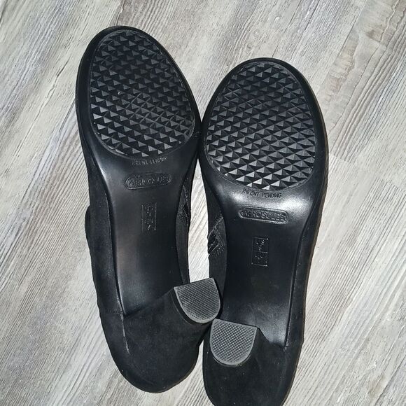 Aerosoles heel rest black ankle boots booties Starring Role Sz 9 - Picture 7 of 9